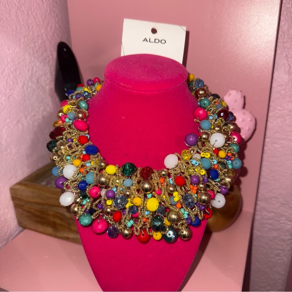 Aldo Vibrant Multicolor Necklace